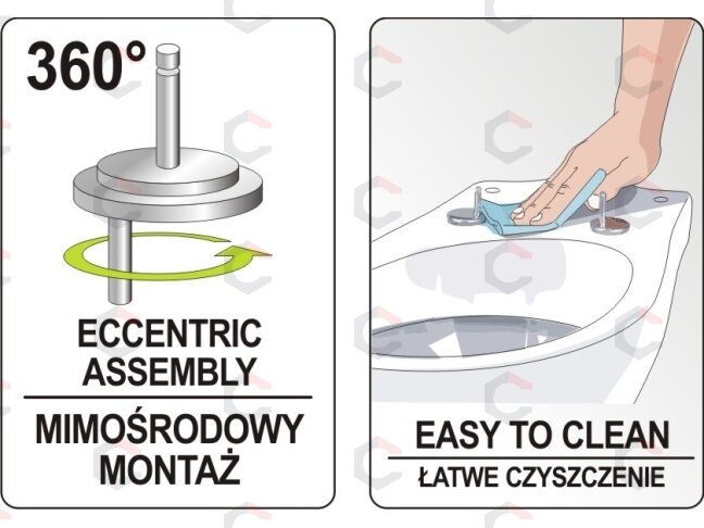 Unitazo dangtis su savaiminio uždarymo mechanizmu (75470) 1 Unitazo dangtis su savaiminio uždarymo mechanizmu (75470) 1