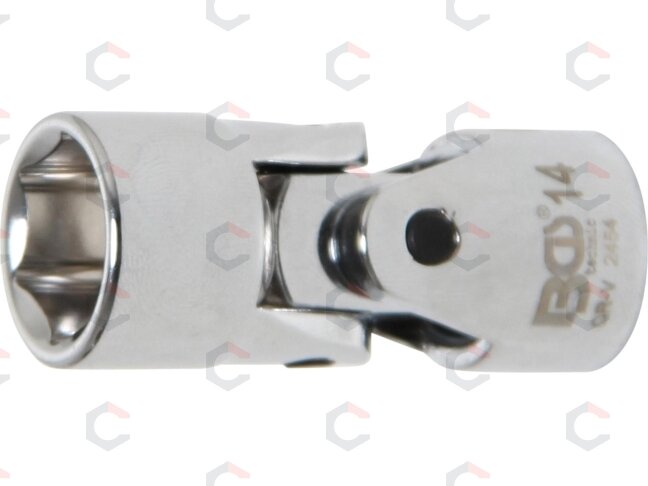 Universali šarnyrinė galvutė | šešiakampė | 10 mm (3/8") | 14 mm (2454)