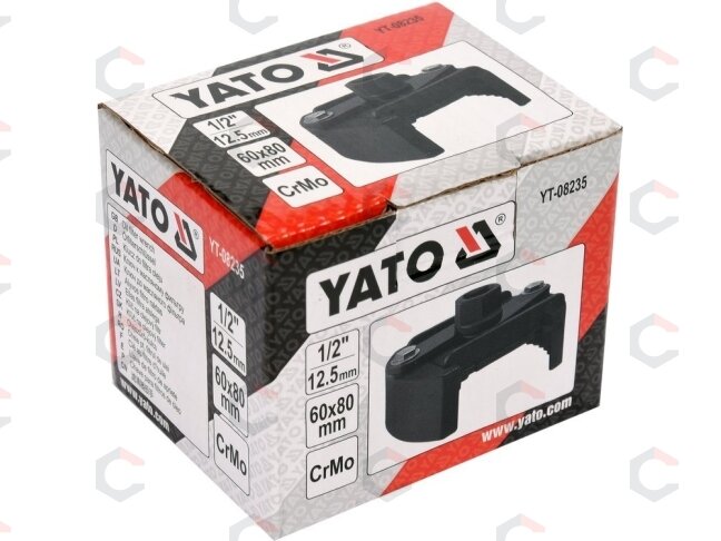 Universalus alyvos filtro raktas | 12,5 mm (1/2") | Ø 60 - 80 mm (YT-08235) 2