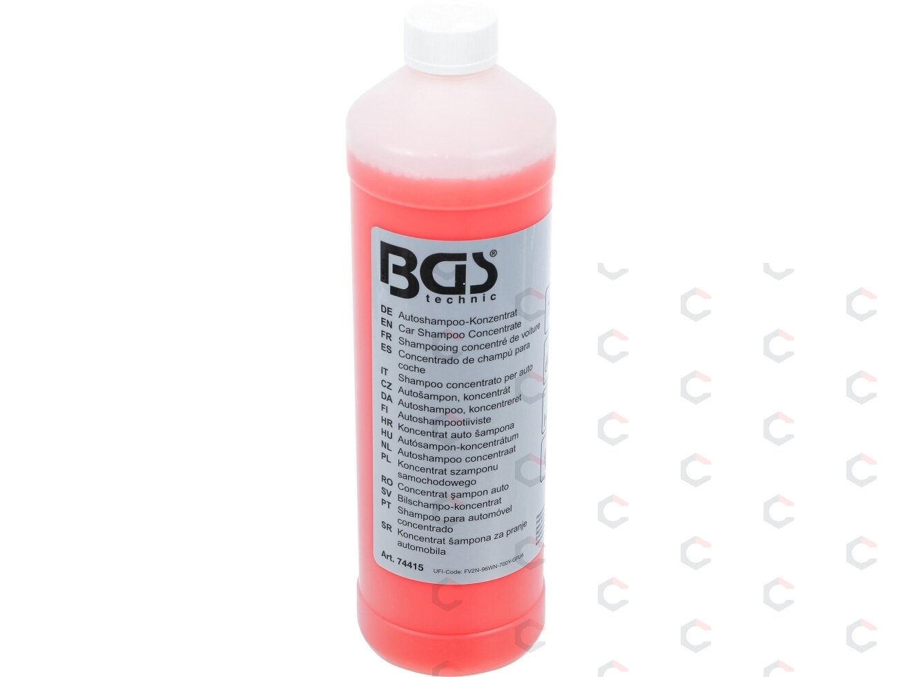 Automobilių šampūno koncentratas | raudonas | 1000 ml (74415) 1