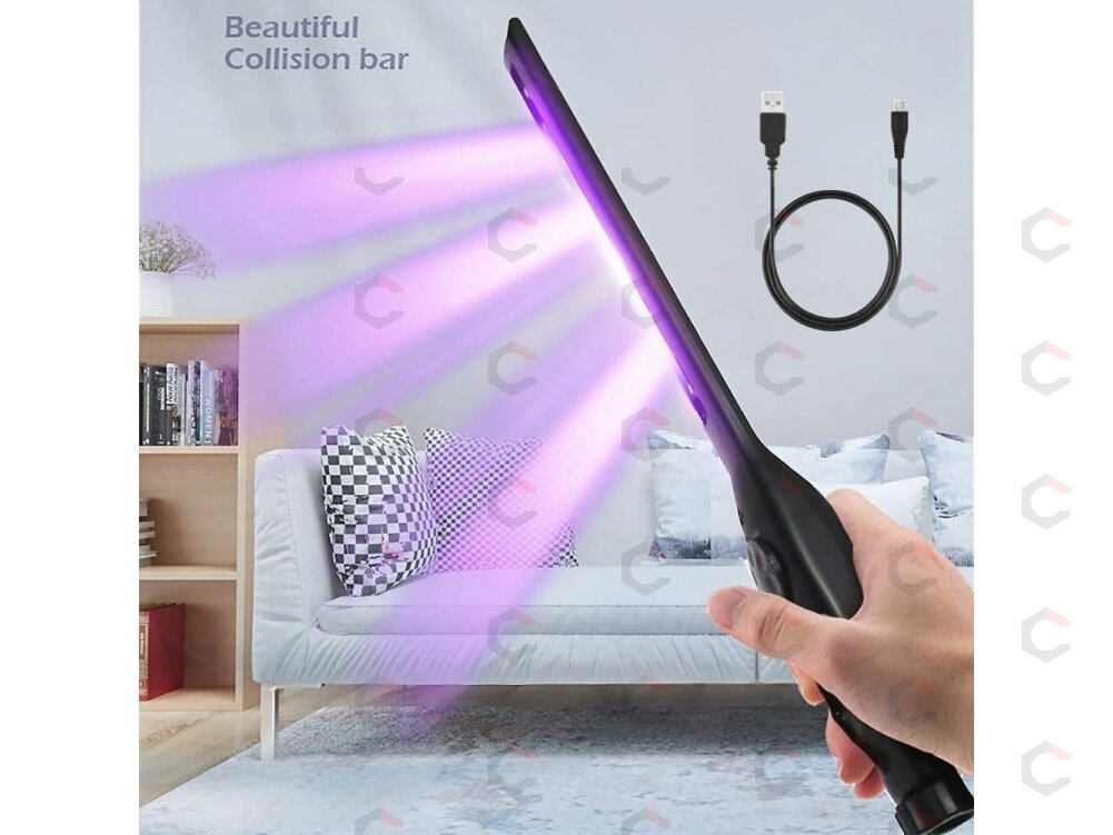 UV COB-sterilizavimo dezinfekcinė lempa ultravioletinė | itin plokščio tipo | UVC 6 LED | USB (S580-UVC) 4