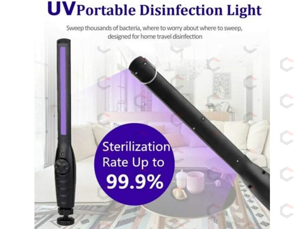 UV COB-sterilizavimo dezinfekcinė lempa ultravioletinė | itin plokščio tipo | UVC 6 LED | USB (S580-UVC) 5