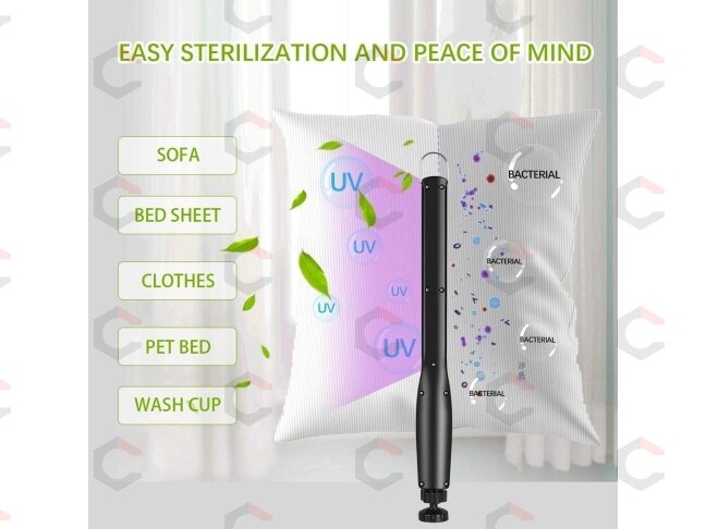 UV COB-sterilizavimo dezinfekcinė lempa ultravioletinė | itin plokščio tipo | UVC 6 LED | USB (S580-UVC) 6 UV COB-sterilizavimo dezinfekcinė lempa ultravioletinė | itin plokščio tipo | UVC 6 LED | USB (S580-UVC) 6