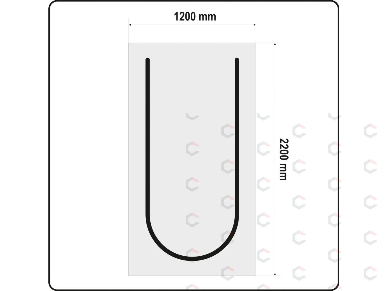 Uždangalas durų angoms | daugkartinis | tipas U | 220 X 120 cm (YT-67220) Uždangalas durų angoms | daugkartinis | tipas U | 220 X 120 cm (YT-67220)