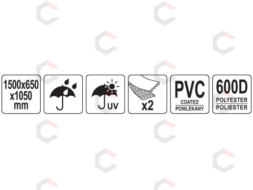 Uždangalas griliams | Oxford 600D, PVC | 150×65×105 cm (YG-20051) 1 Uždangalas griliams | Oxford 600D, PVC | 150×65×105 cm (YG-20051) 1