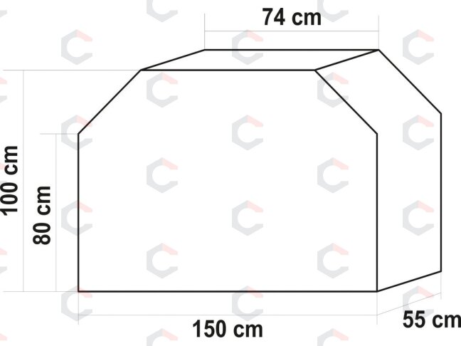Uždangalas griliui | Oxford 210D, PU, UV atsparus | 150×55×100 cm (99762) 2 Uždangalas griliui | Oxford 210D, PU, UV atsparus | 150×55×100 cm (99762) 2