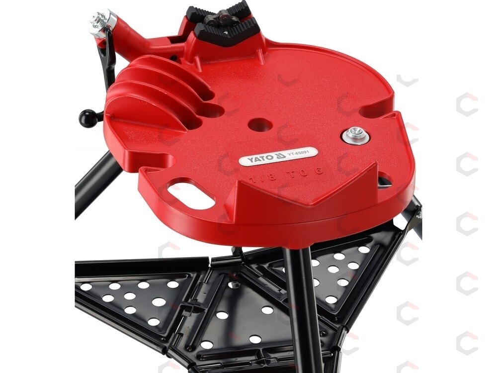 Vamzdžių spaustuvai su stovu ir grandine | 6–150 mm (1/8"–6") (YT-65091) 4