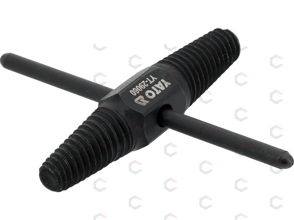 Vamzdžių sriegių ištraukiklis nulūžusiems srieginiams antgaliams | 1/2" ir 3/4" | 100 mm (YT-29060) 2 Vamzdžių sriegių ištraukiklis nulūžusiems srieginiams antgaliams | 1/2" ir 3/4" | 100 mm (YT-29060) 2