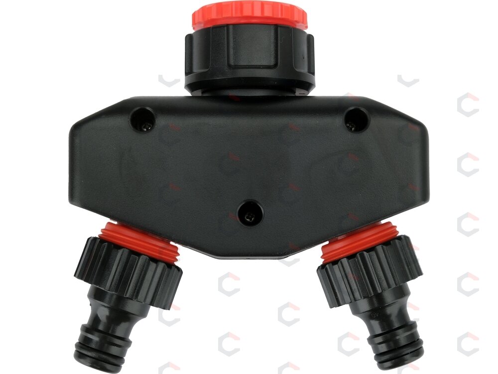 Dvigubas čiaupo adapteris | G3/4 ir G1 (YT-89100) 1 Dvigubas čiaupo adapteris | G3/4 ir G1 (YT-89100) 1