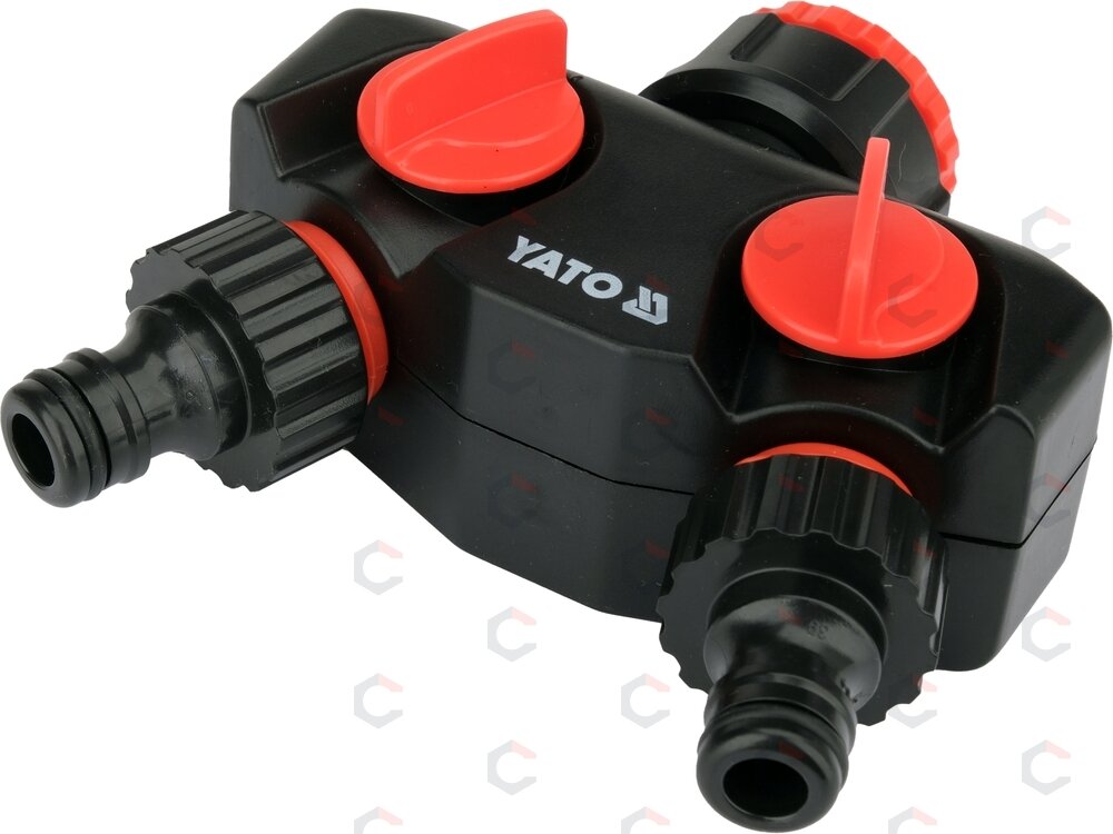 Dvigubas čiaupo adapteris | G3/4 ir G1 (YT-89100) 2 Dvigubas čiaupo adapteris | G3/4 ir G1 (YT-89100) 2