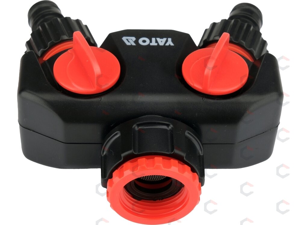 Dvigubas čiaupo adapteris | G3/4 ir G1 (YT-89100) 3 Dvigubas čiaupo adapteris | G3/4 ir G1 (YT-89100) 3