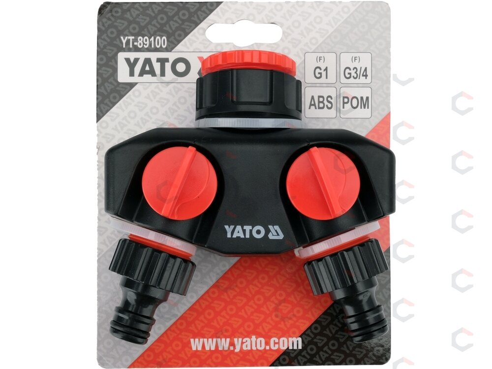 Dvigubas čiaupo adapteris | G3/4 ir G1 (YT-89100) 5 Dvigubas čiaupo adapteris | G3/4 ir G1 (YT-89100) 5