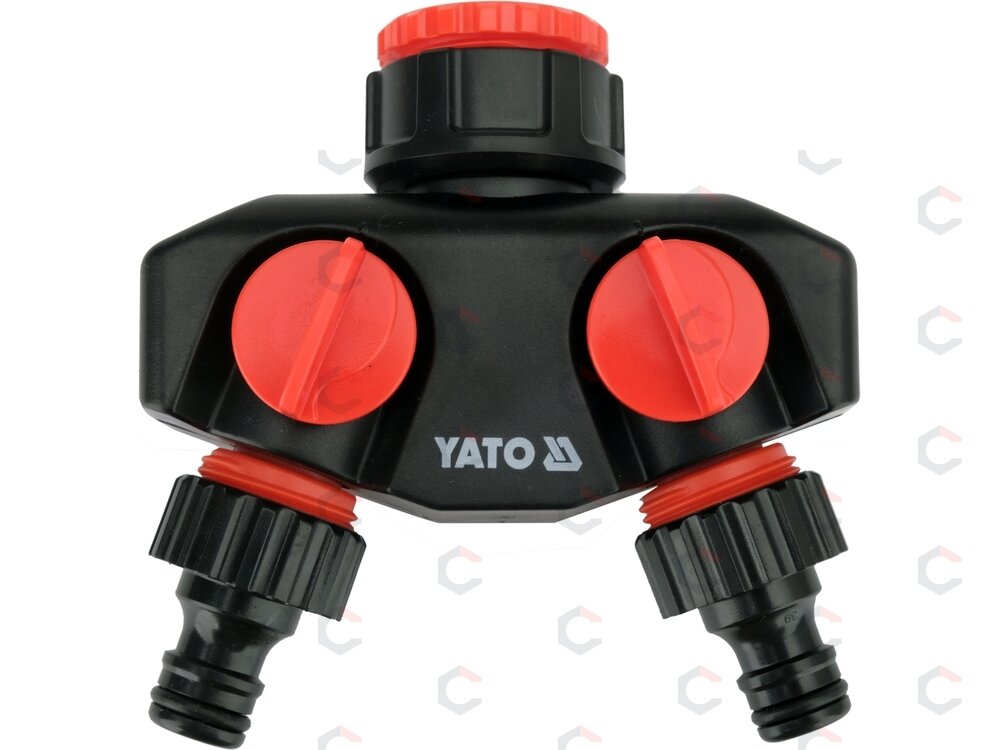 Dvigubas čiaupo adapteris | G3/4 ir G1 (YT-89100) Dvigubas čiaupo adapteris | G3/4 ir G1 (YT-89100)