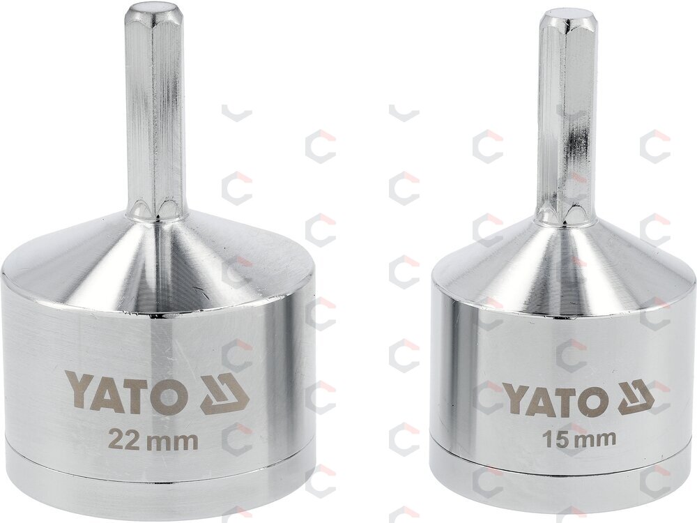 Vario vamzdžių valymo šepečių rinkinys | 15 mm ir 22 mm | 2 vnt (YT-63720) 1 Vario vamzdžių valymo šepečių rinkinys | 15 mm ir 22 mm | 2 vnt (YT-63720) 1