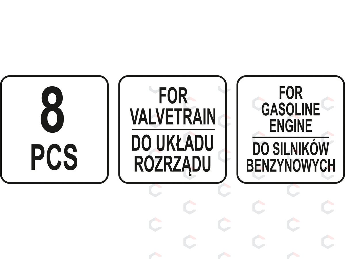 Variklio fiksavimo įrankių rinkinys | Ford / Volvo / Mazda | 8 vnt. (YT-06028) 4 Variklio fiksavimo įrankių rinkinys | Ford / Volvo / Mazda | 8 vnt. (YT-06028) 4