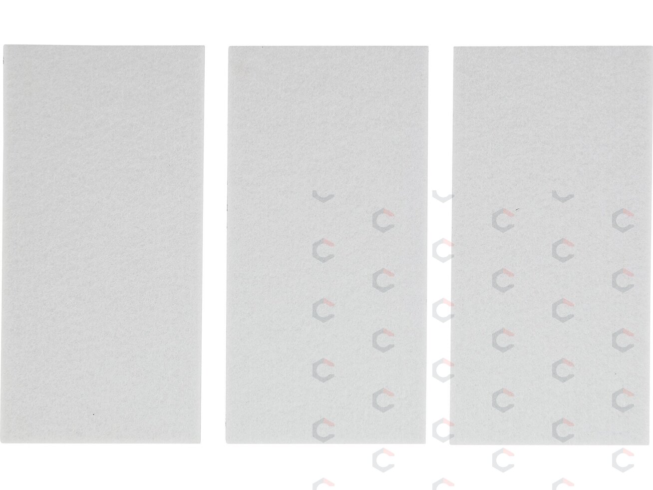 Vailokas | Matinis | baltas | 100 x 200 mm | 3 vnt. (80711) 3