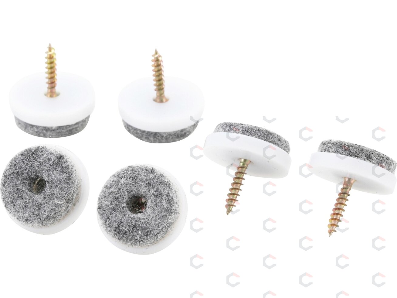 Vailokinių padukų rinkinys | su varžtais | Ø 24 mm | 20 vnt. (80862) 3 Vailokinių padukų rinkinys | su varžtais | Ø 24 mm | 20 vnt. (80862) 3