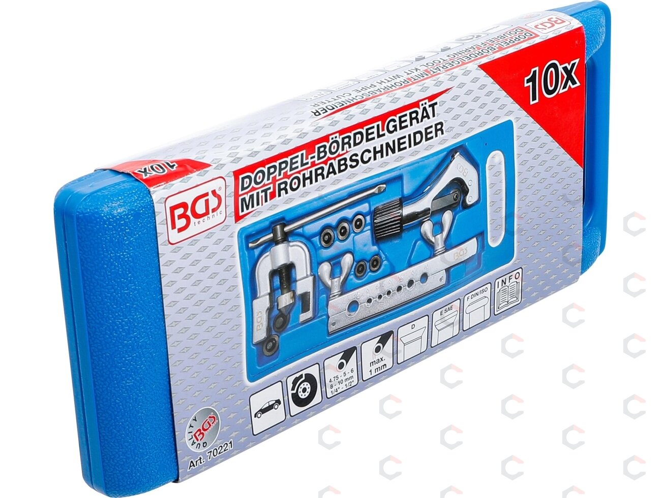 Vamzdelių valcavimo rinkinys su pjovikliu | 4.75-10 mm (70221) 5 Vamzdelių valcavimo rinkinys su pjovikliu | 4.75-10 mm (70221) 5