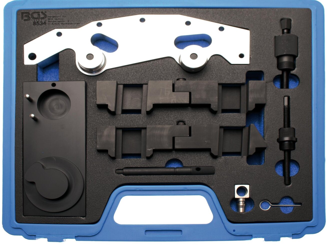 Variklio fiksavimo ir fazių nustatymo rinkinys BGS | BMW M52, M54, M60, M62 (8534) Variklio fiksavimo ir fazių nustatymo rinkinys BGS | BMW M52, M54, M60, M62 (8534)