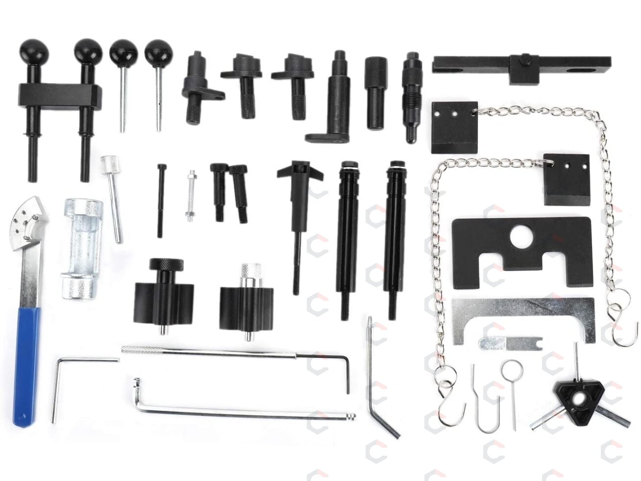 Variklio fiksavimo rinkinys VAG: 36 vnt. (SK1667B) 1 Variklio fiksavimo rinkinys VAG: 36 vnt. (SK1667B) 1