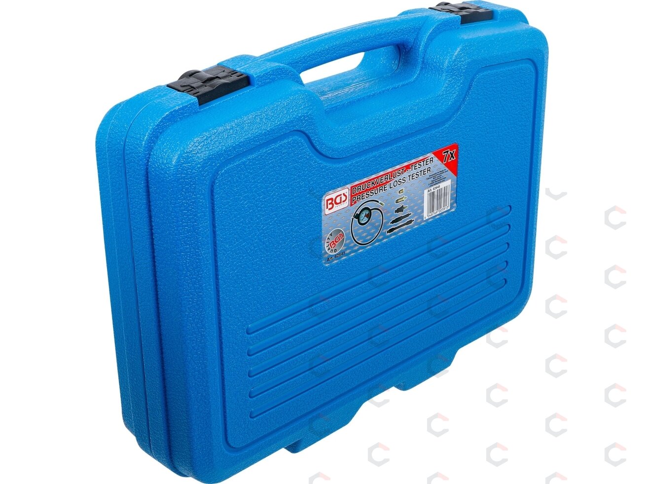 Variklio spaudimo nuotėkio testavimo rinkinys | 7 vnt. (62645) 4 Variklio spaudimo nuotėkio testavimo rinkinys | 7 vnt. (62645) 4