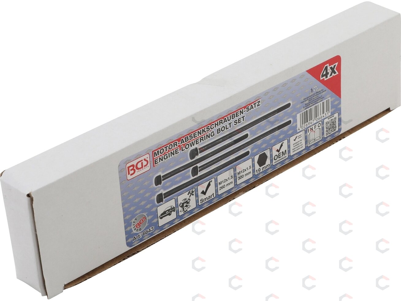 Variklio/rėmo nuleidimo varžų rinkinys | Smart | 4 vnt. (6643) 3 Variklio/rėmo nuleidimo varžų rinkinys | Smart | 4 vnt. (6643) 3