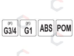 Dvigubas čiaupo adapteris | G3/4 ir G1 (YT-89100) 6 Dvigubas čiaupo adapteris | G3/4 ir G1 (YT-89100) 6