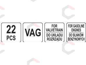 Variklio fiksavimo įrankių rinkinys | VAG TSI/TFSI | 22 vnt (YT-060252) 3 Variklio fiksavimo įrankių rinkinys | VAG TSI/TFSI | 22 vnt (YT-060252) 3