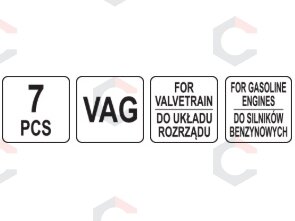 Variklio fiksavimo įrankių rinkinys | VAG FSI/TFSI | 7 vnt. (YT-060251) 3 Variklio fiksavimo įrankių rinkinys | VAG FSI/TFSI | 7 vnt. (YT-060251) 3