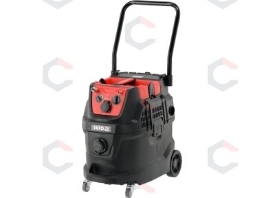 Vakuuminis dulkių siurblys – automatinis filtro kratytuvas, pneumo sinchronizacija – 40 l | 1600/3600 W (YT-85718) Vakuuminis dulkių siurblys – automatinis filtro kratytuvas, pneumo sinchronizacija – 40 l | 1600/3600 W (YT-85718)