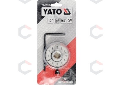 Varžtų priveržimo matuoklis 1/2" 360° (YT-0593)