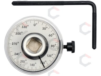 Varžtų priveržimo matuoklis 1/2" 360° (YT-0593)