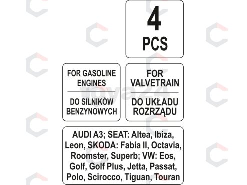 Variklio rakinimo įrankių rinkinys | VAG 1.4-1.6 FSI (YT-06017) 4 Variklio rakinimo įrankių rinkinys | VAG 1.4-1.6 FSI (YT-06017) 4