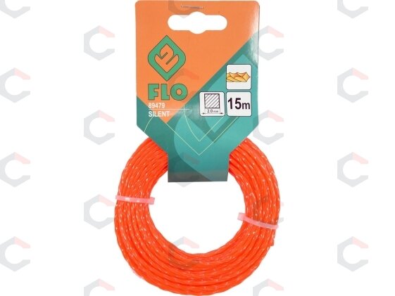 Valas žolei trimeriams | suktas "Silent" | 2.0 mm x 15 m (89479) 1 Valas žolei trimeriams | suktas "Silent" | 2.0 mm x 15 m (89479) 1
