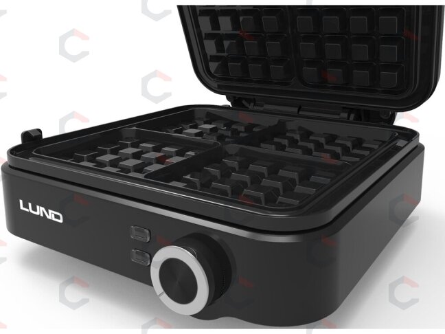 Vaflių keptuvė su didelėmis plokštelėmis | 1500 W | 4 vafliams (68015) 11 Vaflių keptuvė su didelėmis plokštelėmis | 1500 W | 4 vafliams (68015) 11
