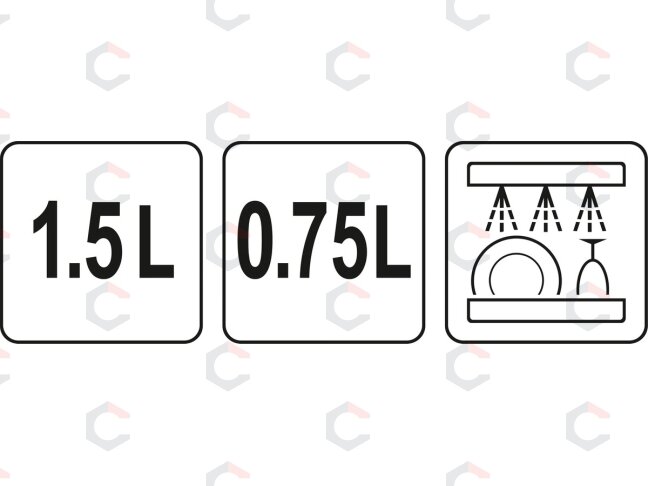 Vakuuminių maisto indų rinkinys | 0,75 l + 1,5 l | su datos žymėjimu | 2 vnt. (67890) 6 Vakuuminių maisto indų rinkinys | 0,75 l + 1,5 l | su datos žymėjimu | 2 vnt. (67890) 6