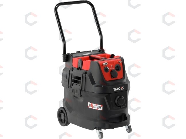 Vakuuminis dulkių siurblys – automatinis filtro kratytuvas, pneumo sinchronizacija – 40 l | 1600/3600 W (YT-85718) 2 Vakuuminis dulkių siurblys – automatinis filtro kratytuvas, pneumo sinchronizacija – 40 l | 1600/3600 W (YT-85718) 2