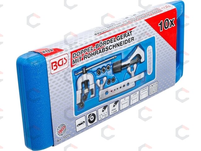 Vamzdelių valcavimo rinkinys su pjovikliu | 4.75-10 mm (70221) 5 Vamzdelių valcavimo rinkinys su pjovikliu | 4.75-10 mm (70221) 5