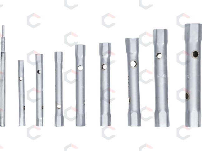 Vamzdinių raktų rinkinys | 6x7 - 20x22 mm | 8 vnt. (1218) 2 Vamzdinių raktų rinkinys | 6x7 - 20x22 mm | 8 vnt. (1218) 2