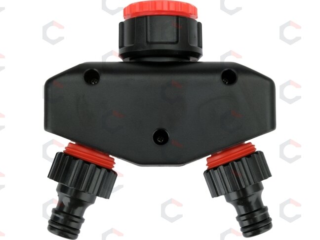 Dvigubas čiaupo adapteris | G3/4 ir G1 (YT-89100) 1 Dvigubas čiaupo adapteris | G3/4 ir G1 (YT-89100) 1