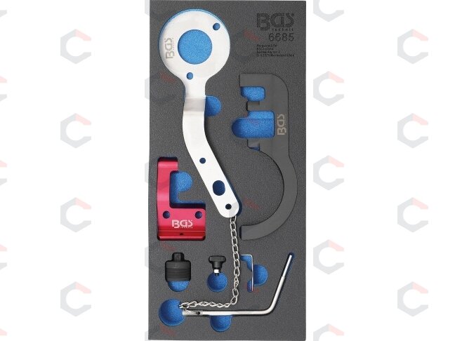 Variklio fiksavimo įrankių rinkinys | BMW / MINI 1.5 / 2.0 Diesel | BGS (6685) Variklio fiksavimo įrankių rinkinys | BMW / MINI 1.5 / 2.0 Diesel | BGS (6685)