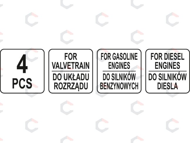 Variklio fiksavimo įrankių rinkinys | Renault (YT-06326) 4