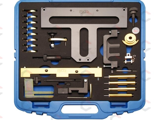 Variklio fiksavimo rinkinys | BMW Diesel | 13 vnt. (62617) Variklio fiksavimo rinkinys | BMW Diesel | 13 vnt. (62617)