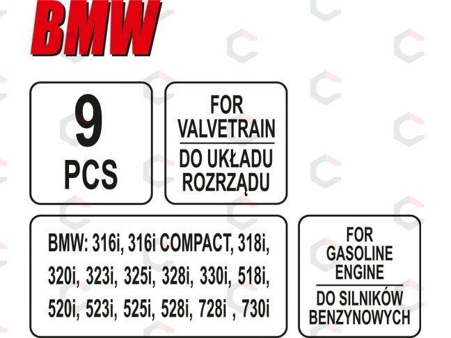 Variklio fiksavimo rinkinys | BMW Double Vanos M52TU, M54, M56 (YT-06022) 4 Variklio fiksavimo rinkinys | BMW Double Vanos M52TU, M54, M56 (YT-06022) 4
