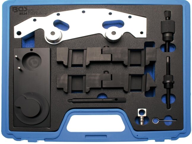 Variklio fiksavimo ir fazių nustatymo rinkinys BGS | BMW M52, M54, M60, M62 (8534) Variklio fiksavimo ir fazių nustatymo rinkinys BGS | BMW M52, M54, M60, M62 (8534)