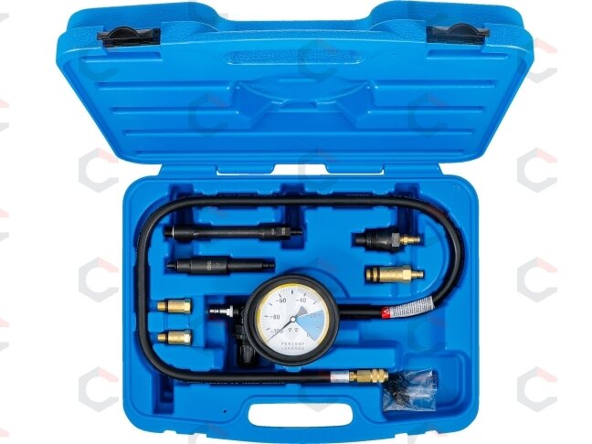 Variklio spaudimo nuotėkio testavimo rinkinys | 7 vnt. (62645) 3 Variklio spaudimo nuotėkio testavimo rinkinys | 7 vnt. (62645) 3