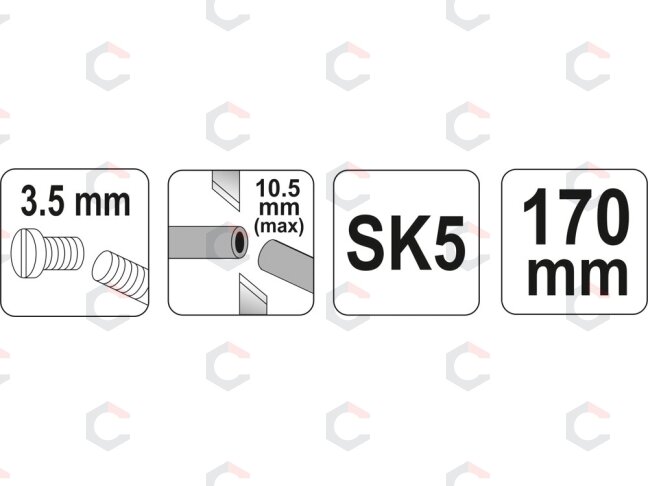 Varžtų ir vielos kirpimo replės | 170 mm (YT-2279) 2 Varžtų ir vielos kirpimo replės | 170 mm (YT-2279) 2