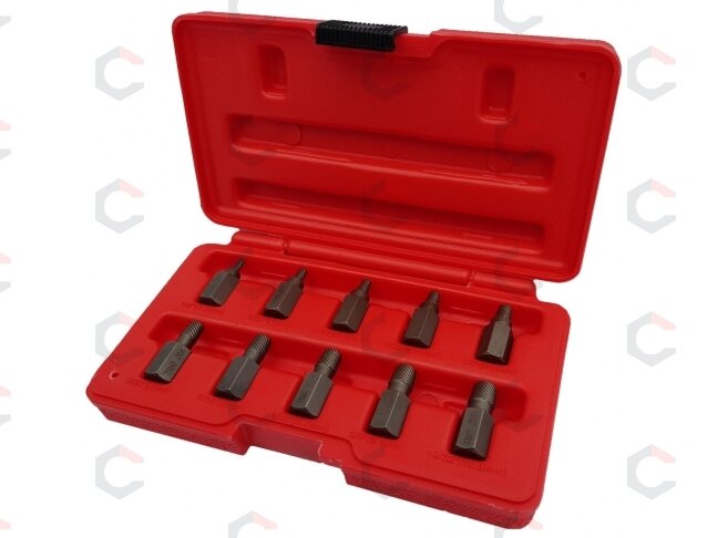 Varžtų išsukėjų rinkinys | 3-11 mm | 10 vnt. (V24375) 1