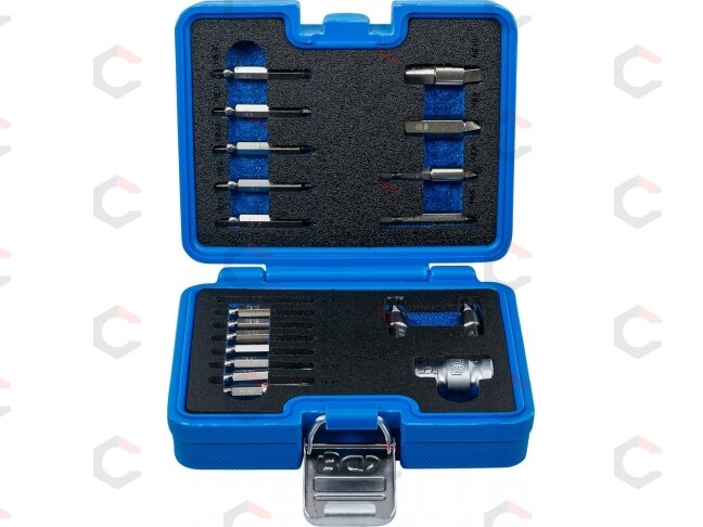 Varžtų ištraukimo rinkinys | vidiniam šešiakampiui 1,5 - 10 mm / T-Star (Torx) | T10 - T55 | 19 vnt. (9173-1) 1 Varžtų ištraukimo rinkinys | vidiniam šešiakampiui 1,5 - 10 mm / T-Star (Torx) | T10 - T55 | 19 vnt. (9173-1) 1