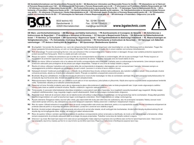 Varžtų ištraukimo rinkinys | vidiniam šešiakampiui 1,5 - 10 mm / T-Star (Torx) | T10 - T55 | 19 vnt. (9173-1) 6 Varžtų ištraukimo rinkinys | vidiniam šešiakampiui 1,5 - 10 mm / T-Star (Torx) | T10 - T55 | 19 vnt. (9173-1) 6